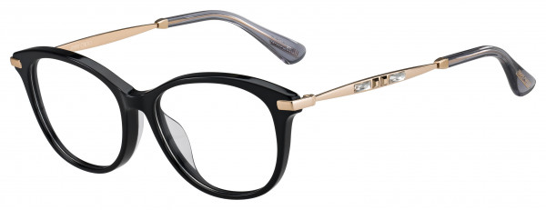 Jimmy Choo Safilo Jimmy Choo 186/F Eyeglasses, 006K Black Gold Cop