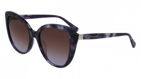 Longchamp LO670S Sunglasses, (421) MARBLE BLUE