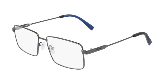 Ferragamo SF2206 Eyeglasses, (045) SHINY SILVER