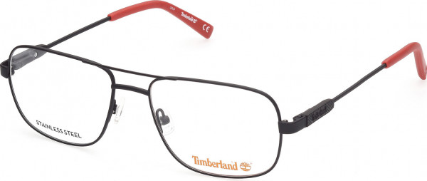 Timberland TB1676 Eyeglasses, 002 - Matte Black / Matte Black