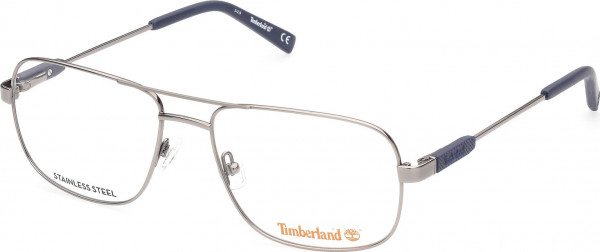 Timberland TB1676 Eyeglasses, 008 - Shiny Gunmetal / Shiny Gunmetal