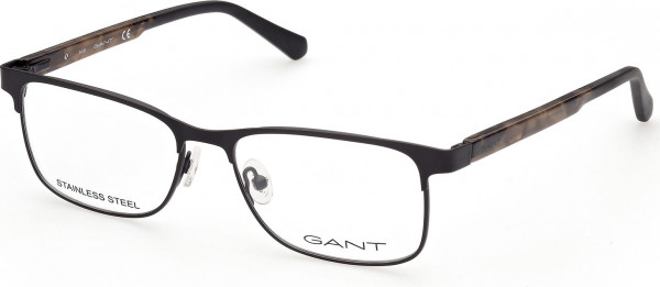 Gant GA3234 Eyeglasses, 002 - Matte Black / Black/Striped