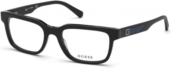 Guess GU50016 Eyeglasses, 001 - Shiny Black