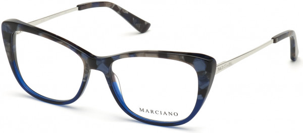 GUESS by Marciano GM0352 Eyeglasses, 055 - Coloured Havana