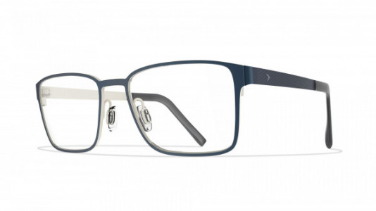 Blackfin Worcester Eyeglasses, C1283 - Navy Blue/White