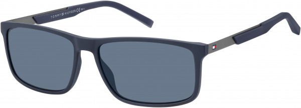 Tommy Hilfiger T. Hilfiger 1675/S Sunglasses, 0IPQ Matte Bl Blue