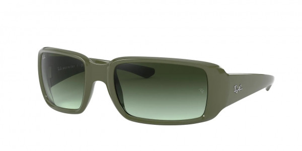 Ray-Ban RB4338 Sunglasses, 64898E MILITARY GREEN GREEN GRADIENT (GREEN)