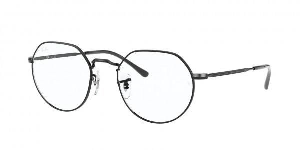 Ray-Ban Optical RX6465 JACK Eyeglasses, 2509 JACK BLACK (BLACK)
