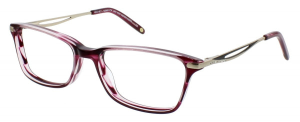 Jessica McClintock JMC 4320 Eyeglasses, Berry Horn