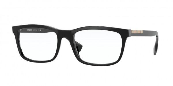 Burberry BE2334F ELM Eyeglasses, 3001 ELM BLACK (BLACK)