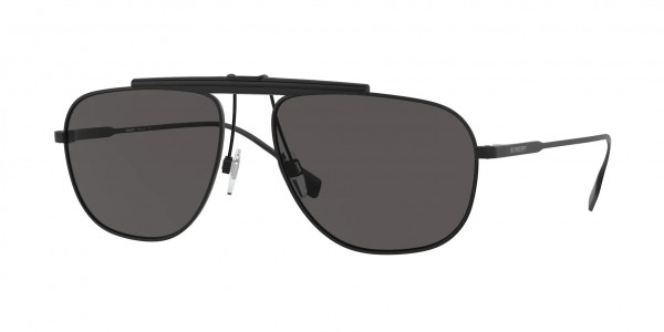Burberry BE3121 DEAN Sunglasses, 100787 BLACK (BLACK)