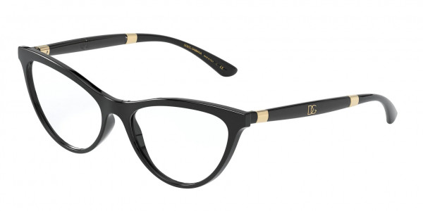 Dolce & Gabbana DG5058 Eyeglasses, 501 BLACK (BLACK)