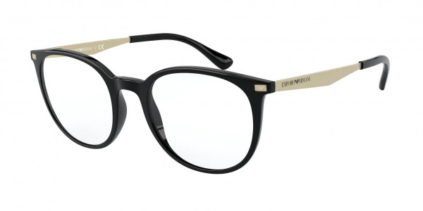 Emporio Armani EA3168 Eyeglasses, 5001 SHINY BLACK (BLACK)