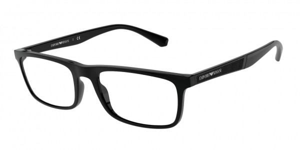 Emporio Armani EA3171F Eyeglasses, 5017 SHINY BLACK (BLACK)