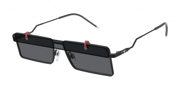 Emporio Armani EA2111 Sunglasses, 300187 MATTE BLACK (BLACK)