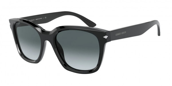Giorgio Armani AR8134 Sunglasses, 500111 BLACK GREY GRADIENT (BLACK)
