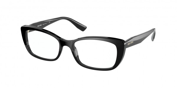 Miu Miu MU 07TV CORE COLLECTION Eyeglasses, 1AB1O1 CORE COLLECTION BLACK (BLACK)