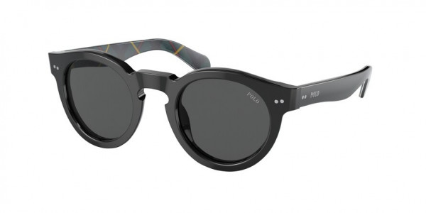 Polo PH4165 Sunglasses, 551887 SHINY BLACK GREY (BLACK)
