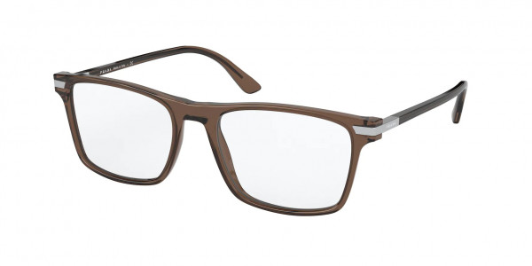 Prada PR 01WV Eyeglasses, 09F1O1 BROWN