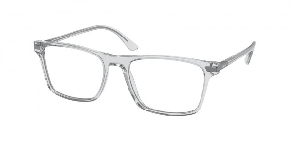 Prada PR 01WV Eyeglasses, U431O1 TRANSPARENT GREY