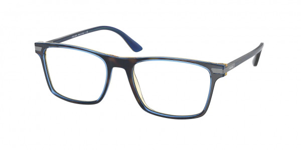 Prada PR 01WV Eyeglasses, ZXH1O1 DENIM TORTOISE (HAVANA)