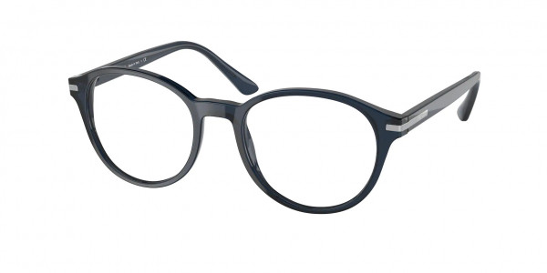 Prada PR 13WV Eyeglasses, 08Q1O1 TRANSPARENT BLUE (BLUE)