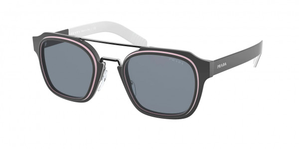 Prada PR 07WS Sunglasses, 09M01H BLACK/PINK/MATTE BLACK LIGHT B (BLACK)