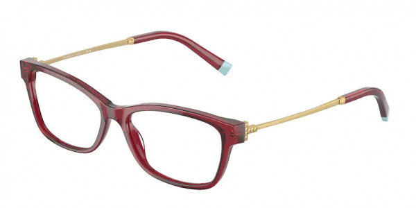 Tiffany & Co. TF2204F Eyeglasses, 8362 TRANSPARENT BORDEAUX (RED)