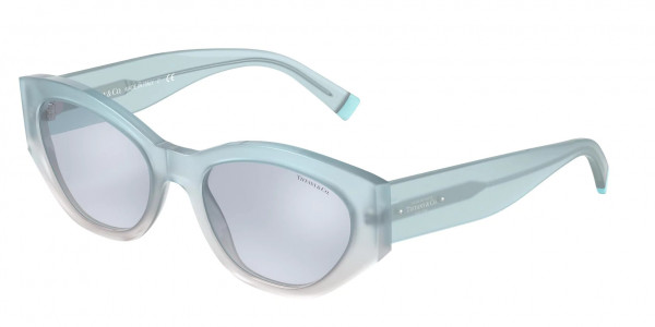 Tiffany & Co. TF4172 Sunglasses, 83167C AZURE GRADIENT IVORY LIGHT AZU (BLUE)