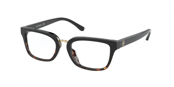 Tory Burch TY2111U Eyeglasses, 1824 BLACK/TORTOISE (BLACK)