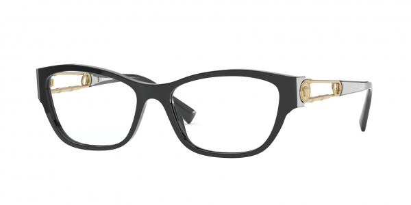 Versace VE3288 Eyeglasses, GB1 BLACK