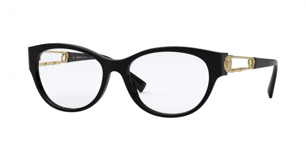 Versace VE3289 Eyeglasses, GB1 BLACK