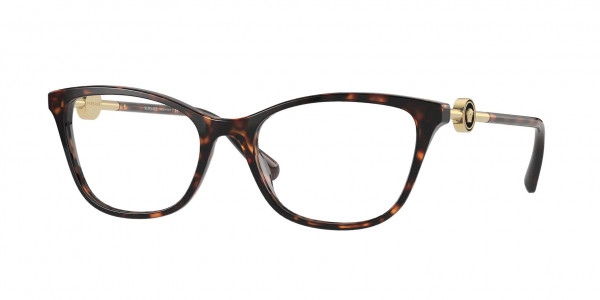 Versace VE3293 Eyeglasses, 108 HAVANA (TORTOISE)