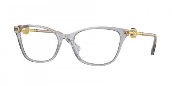 Versace VE3293 Eyeglasses, 5305 TRANSPARENT GREY (GREY)
