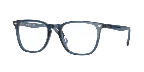 Vogue VO5350 Eyeglasses, 2760 TRANSPARENT BLUE (BLUE)
