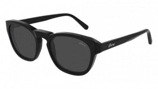Brioni BR0082S Sunglasses, 001 - BLACK with GREY lenses