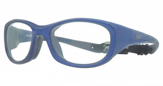 Rec Specs Challenger XL Sports Eyewear, 637 Shiny Navy/Grey (Clear With Silver Flash Mirror)