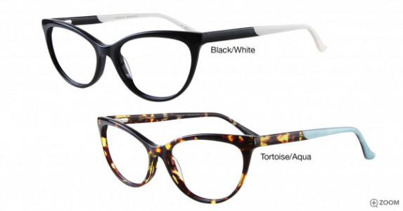 Richard Taylor Leia Eyeglasses, Black/White