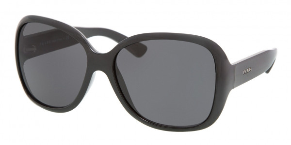 Prada PR 27MS Sunglasses, 1AB1A1 GLOSS BLACK GRAY (BLACK)