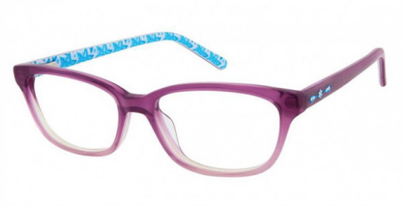 Disney Eyewear FROZEN FZE2 Eyeglasses, Plum-Blue