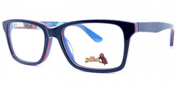 Disney Eyewear SPIDER-MAN SME901 Eyeglasses, Blue-Red