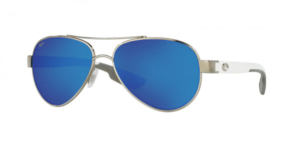 Costa Del Mar 6S4006 LORETO Sunglasses, 400605 LORETO 21 PALLADIUM BLUE MIRRO (GREY)