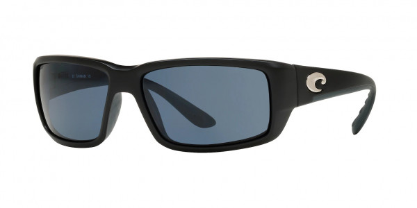 Costa Del Mar 6S9006 FANTAIL Sunglasses, 900604 FANTAIL 11 MATTE BLACK GRAY 58 (BLACK)