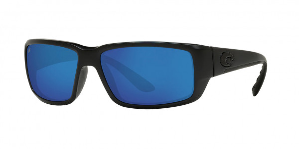 Costa Del Mar 6S9006 FANTAIL Sunglasses, 900628 FANTAIL 01 BLACKOUT BLUE MIRRO (BLACK)