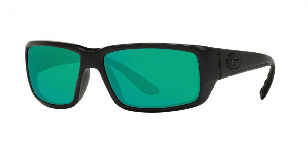 Costa Del Mar 6S9006 FANTAIL Sunglasses, 900630 FANTAIL 01 BLACKOUT GREEN MIRR (BLACK)
