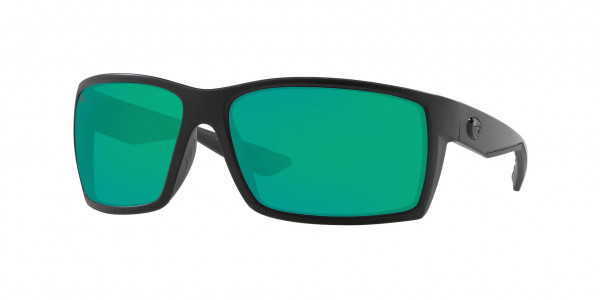 Costa Del Mar 6S9007 REEFTON Sunglasses, 900707 REEFTON 01 BLACKOUT GREEN MIRR (BLACK)