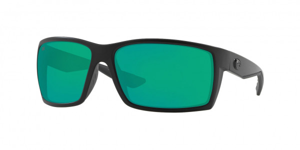 Costa Del Mar 6S9007 REEFTON Sunglasses, 900719 REEFTON 01 BLACKOUT GREEN MIRR (BLACK)