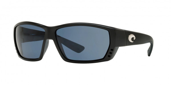 Costa Del Mar 6S9009 TUNA ALLEY Sunglasses, 900902 TUNA ALLEY 11 MATTE BLACK GRAY (BLACK)