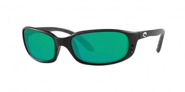 Costa Del Mar 6S9017 BRINE Sunglasses, 901716 BRINE 11 MATTE BLACK GREEN MIR (BLACK)