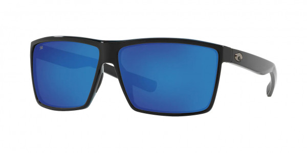 Costa Del Mar 6S9018 RINCON Sunglasses, 901833 RINCON 11 SHINY BLACK BLUE MIR (BLACK)